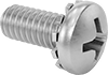 Stainless Steel Pan Head Phillips Screws with External-Tooth Lock Washer