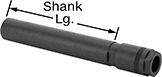Image of Product. For DA Collets. Front orientation. Contains Annotated. Milling Machine Collet Chucks. Straight-Shank Collet Chucks.