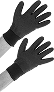 Image of ProductInUse. Style B. Front orientation. Style B. Insulated Work Gloves.