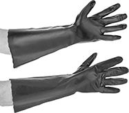 Image of ProductInUse. Style F. Front orientation. Style F. Water-Resistant Work Gloves.