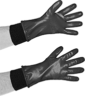 Image of ProductInUse. Style K. Front orientation. Style K. Water-Resistant Work Gloves.