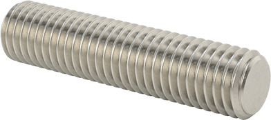 Image of Product. Front orientation. 18-8 Stainless Steel Threaded Rod, 5/8"-11 Thread Size, 2-3/4" Long.