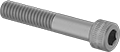 Image of Product. Front orientation. Socket Head Screws. Titanium Socket Head Screws, Partially Threaded.