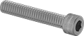 Image of Product. Front orientation. Socket Head Screws. Titanium Socket Head Screws, Fully Threaded.