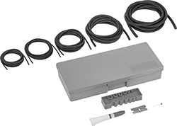 Image of Product. Front orientation. O-Ring Bonding Kits. Make-Your-Own O-Ring Kits with Cord Stock.