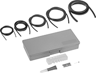 Image of Product. Front orientation. O-Ring Bonding Kits. Square-Profile Water- and Steam-Resistant EPDM Cord Stock.