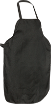 Image of Product. Carbon/Aramid. Front orientation. Aprons. Welding Aprons, Aramid/Carbon Fiber Fabric, Black.