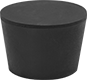 Image of Product. Front orientation. Protective Plugs. Tapered Plugs, SBR Rubber, 0 Holes.