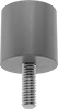 Reinforced Threaded-Stud Bumpers with Steel Core