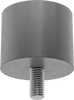 Reinforced Threaded-Stud Bumpers with Steel Core