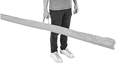 Image of ProductInUse. Front orientation. Hot Stick Bags.