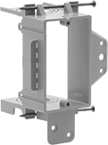 Image of Product. Front orientation. Outlet Boxes. Low-Voltage Plastic Outlet Boxes, For Maximum of 1 Device.