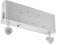 Image of Product. Front orientation. Emergency Backup Lights. Recessed Ceiling Emergency Backup Lights, Style A.