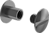 Steel Low-Profile Binding Barrels and Screws