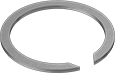 Image of Product. Front orientation. Retaining Rings. Speared Ends External Retaining Rings.