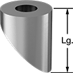 Image of Product. Front orientation. Contains Annotated. Spacers. Unthreaded Spacers for Angles.