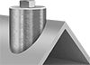 Image of ProductInUse. Front orientation. Spacers. Unthreaded Spacers for Angles.