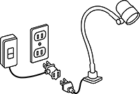 Image of ProductInUse. Front orientation. Light Dimmers. Plug-In Light Dimmers.