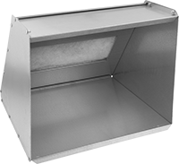 Image of Product. Front orientation. Spray Booths. Bench-Top Spray Booths.