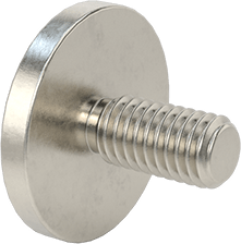 Image of Product. Back orientation. Stainless Steel Ultra-Wide Flanged Button Head Screw, M6 x 1 mm Thread Size, 12 mm Long.