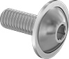 Metric Extra-Wide Flanged Button Head Screws