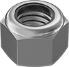 Medium-Strength Steel Nylon-Insert Locknuts—Grade 5