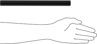 Image of Product. Side1 orientation. Contains SizingReference. Medium-Strength Left-Hand Threaded Rod, Grade B7 Steel, 1"-14 Thread Size, 1 Foot Long.