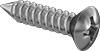 Stainless Steel Phillips Oval Head Screws for Sheet Metal