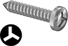 Tri-Wing® Rounded Head Screws for Sheet Metal