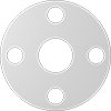 Ultra-Chemical-Resistant Compressible ePTFE Pipe Gaskets with Bolt Holes