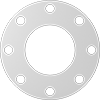 Ultra-Chemical-Resistant Compressible ePTFE Pipe Gaskets with Bolt Holes