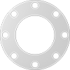 Ultra-Chemical-Resistant Compressible ePTFE Pipe Gaskets with Bolt Holes