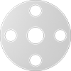 Ultra-Chemical-Resistant Compressible ePTFE Pipe Gaskets with Bolt Holes