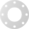 Ultra-Chemical-Resistant Compressible ePTFE Pipe Gaskets with Bolt Holes