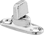 Image of Product. Front orientation. Turn-Button Fastener Bases. Single-Stud Base.