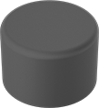 Image of Product. Front orientation. Protective Caps. Round Caps, Plastic, Polyethylene.
