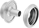Image of Product. Front orientation. Fabric Snaps. Female/Male Dual-Sided Fabric Snap Halves.