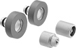 Image of Product. Front orientation. Grommet Dies. Manual Presses for Fabric Snaps and Grommets, 4-Piece Grommet Die Sets.