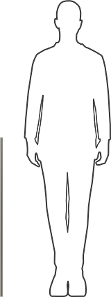 Image of Product. Side1 orientation. Contains SizingReference. Ultra-Corrosion-Resistant Stainless Steel Threaded Rod, 5/8"-11 Thread Size, 3 Feet Long.