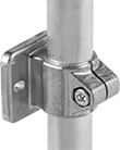 Image of ProductInUse. Front orientation. Mounting Fasteners Not Included. Heavy Duty Clamp-On Framing and Fittings, , Offset.