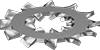 Internal-/External-Tooth Lock Washers