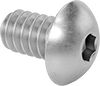 Venting Stainless Steel Button Head Hex-Drive Screws