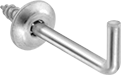 Image of Product. Front orientation. Hanging Hooks. Screw-In Hanging Hooks, Style D.