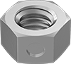 Super-Corrosion-Resistant 316 Stainless Steel Center-Lock Distorted-Thread Locknuts