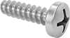 Stainless Steel Phillips Rounded Head Blunt Screws for Sheet Metal