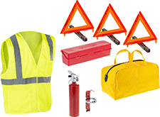 Image of Product. Front orientation. Roadside Emergency Kits.