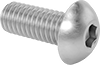 Venting Stainless Steel Button Head Hex-Drive Screws