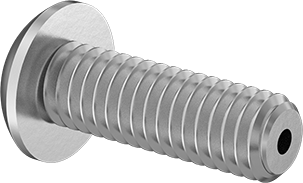 Image of Product. Front orientation. Vented Button Head Screws, M4 x 0.70mm Thread, 12mm Long.