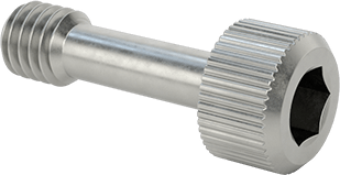 Image of Product. Front orientation. Socket Head Captive Panel Screw, M6 x 1 mm Thread, 20 mm Long.