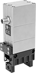 Image of Product. Front orientation. Pick-and-Place Grippers. Electric Pick-and-Place Grippers, Double Acting, Schunk, EGP Series.